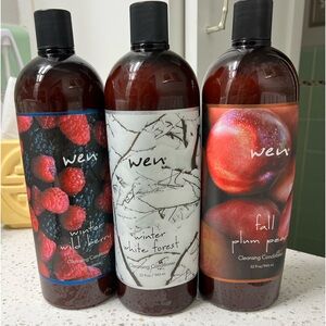 Three 32 ounce WEN cleansing conditioners - never opened
